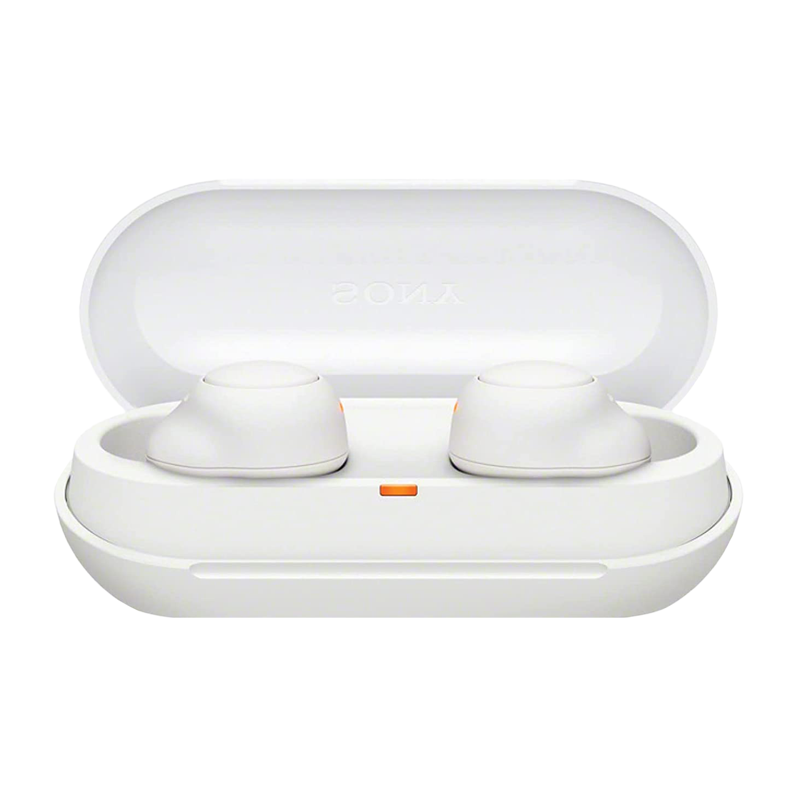 Sony white online earbuds